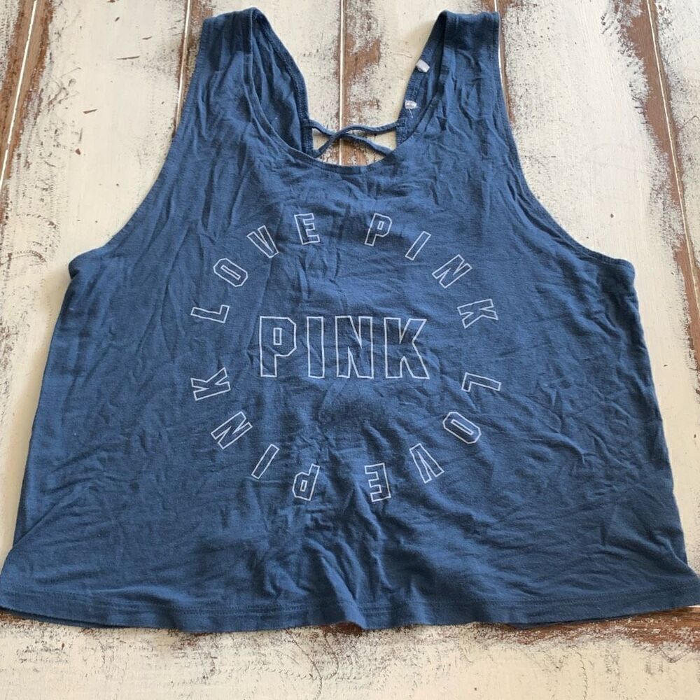 Victoria’s Secret pink tank top open back size small